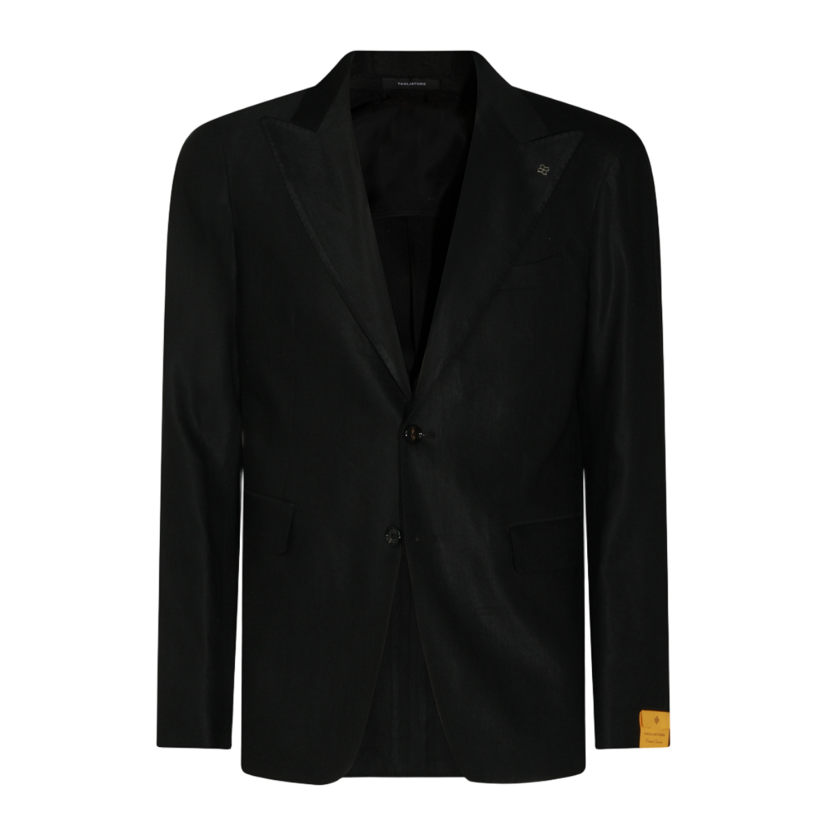Tagliatore Tailored Black Jacket With Trousers Zwart