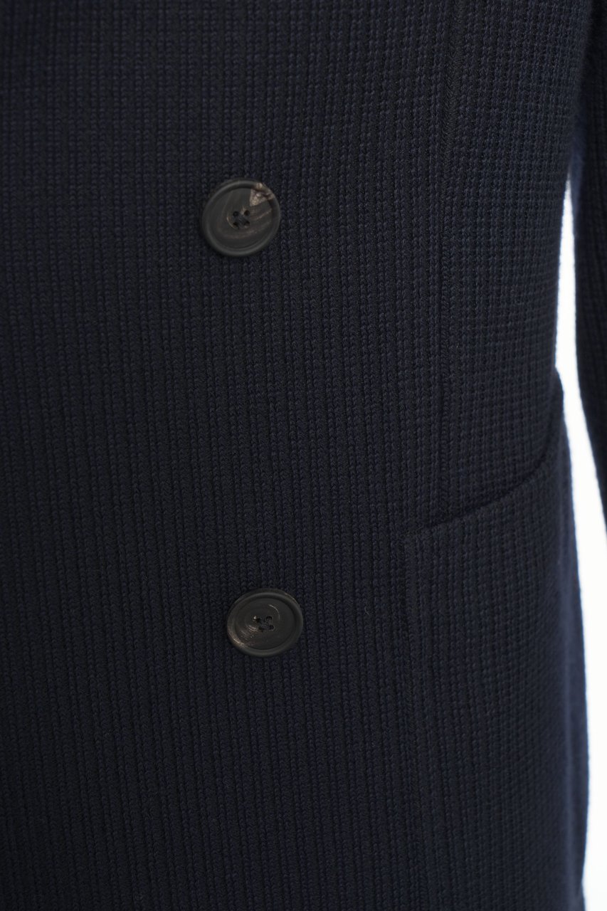 Tagliatore Blazer doppiopetto in maglia Blauw