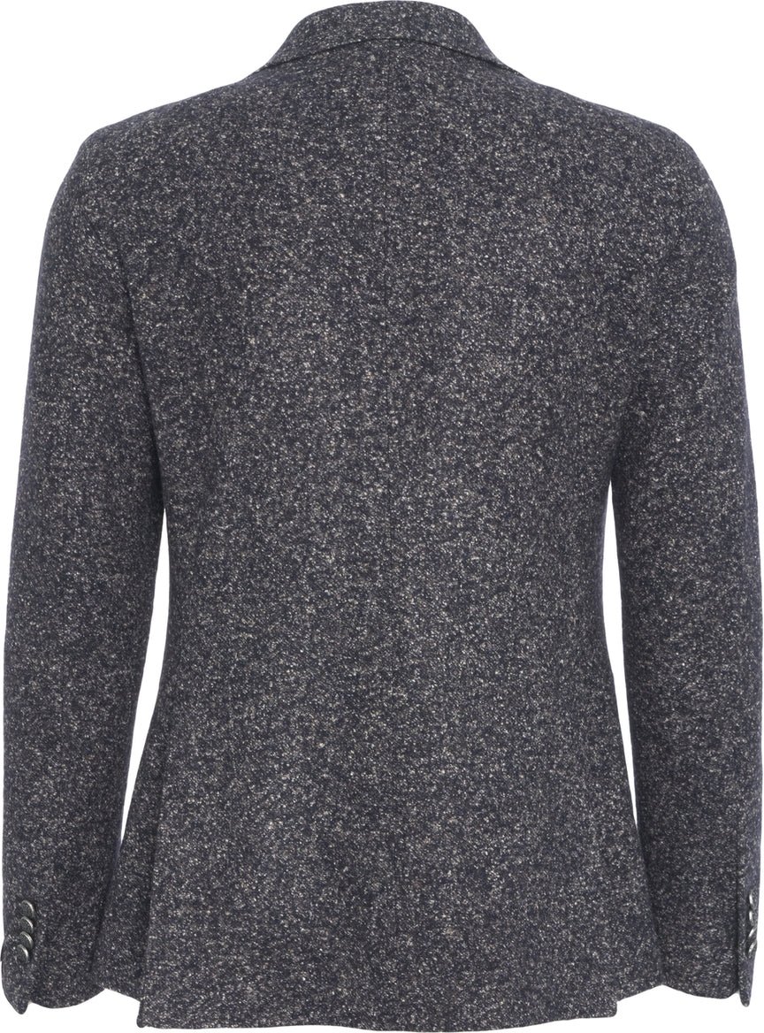 Tagliatore Virgin wool blazer Blauw