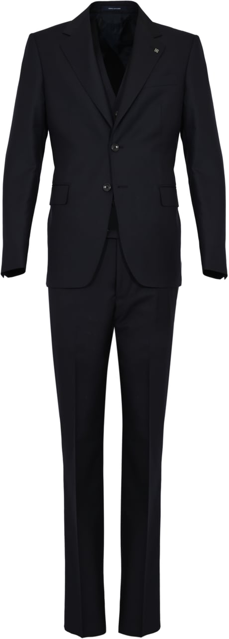 Tagliatore Dresses Blue Blauw