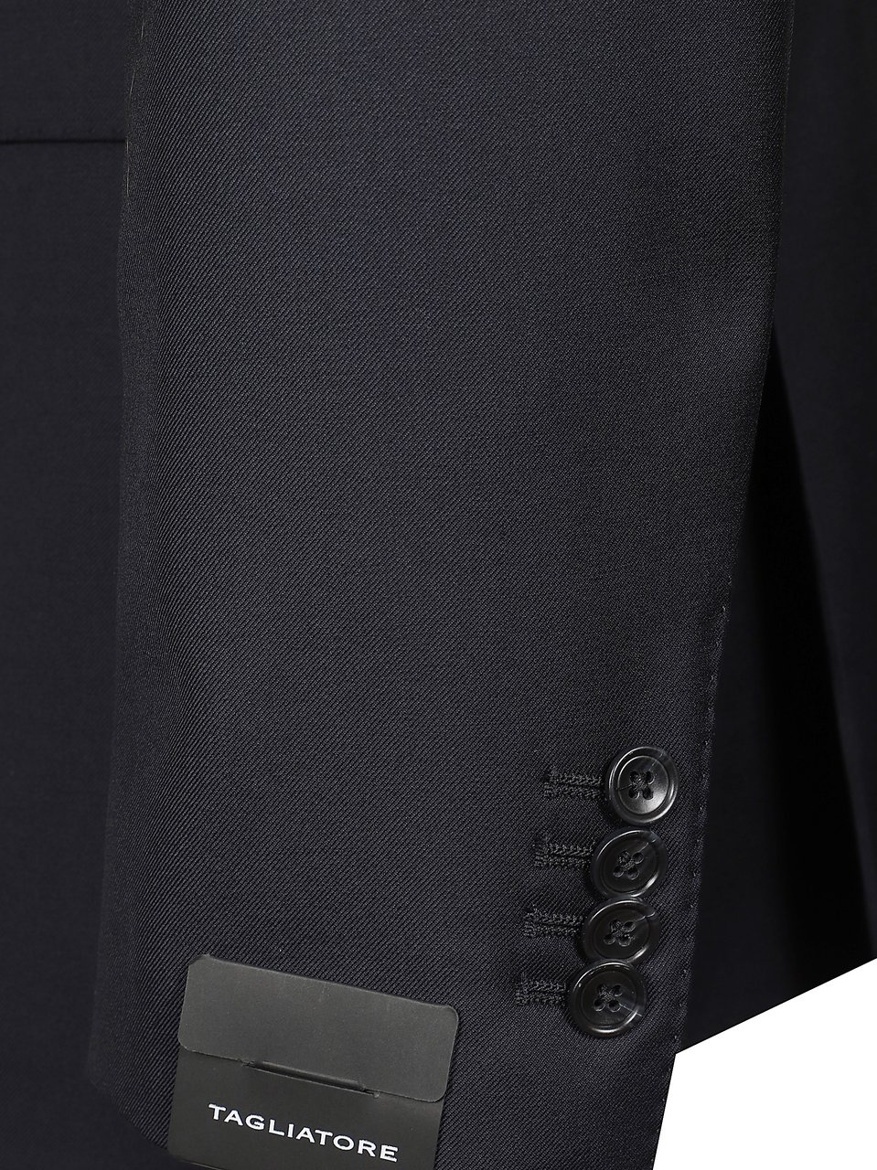Tagliatore Tailored Three Piece Vest Suit Zwart