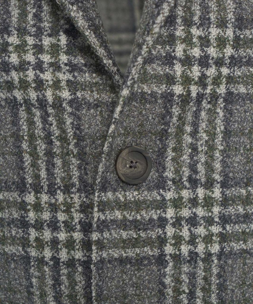Tagliatore Single-breasted glen check blazer Beige