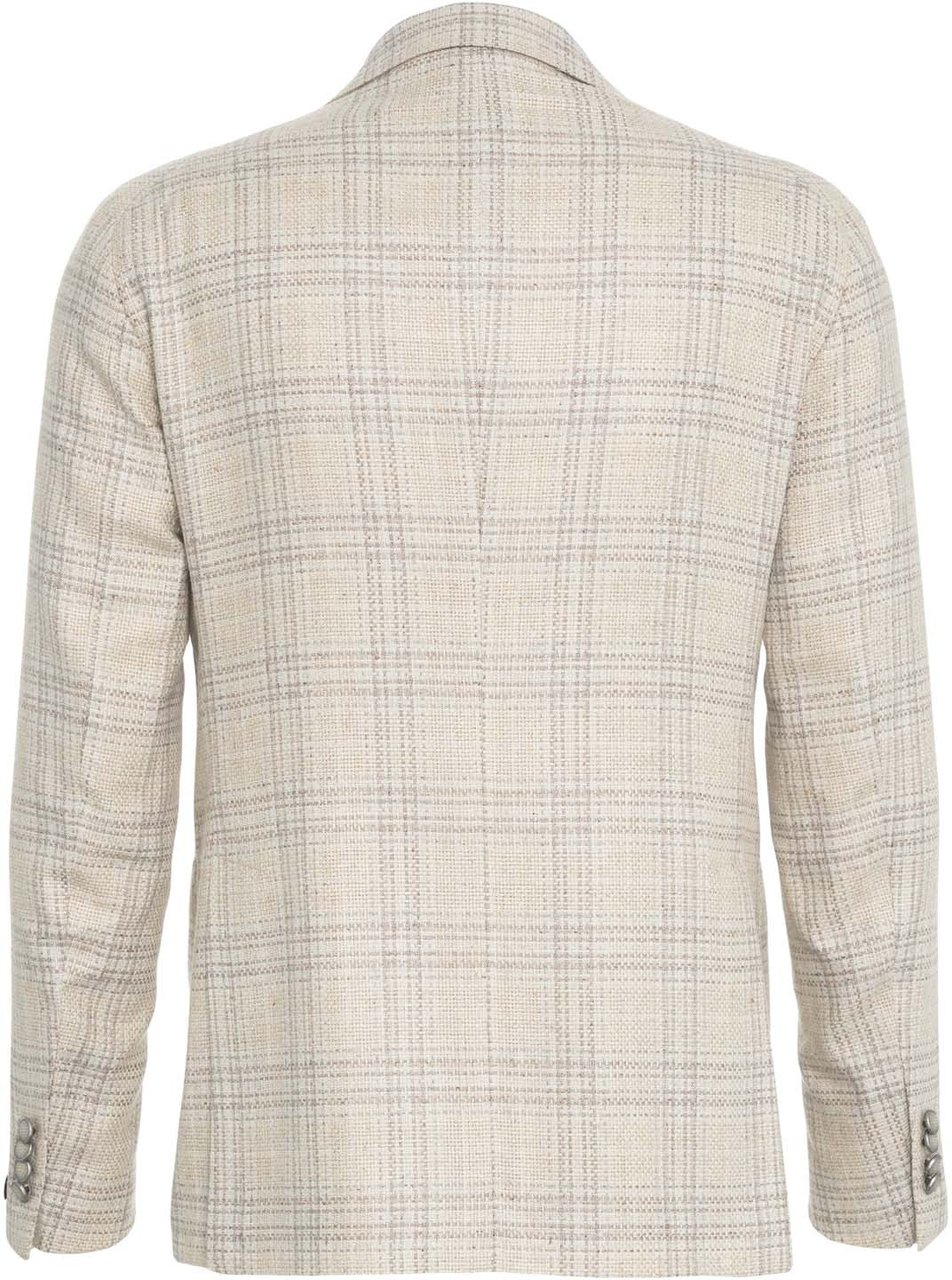 Tagliatore Glencheck blazer Taupe