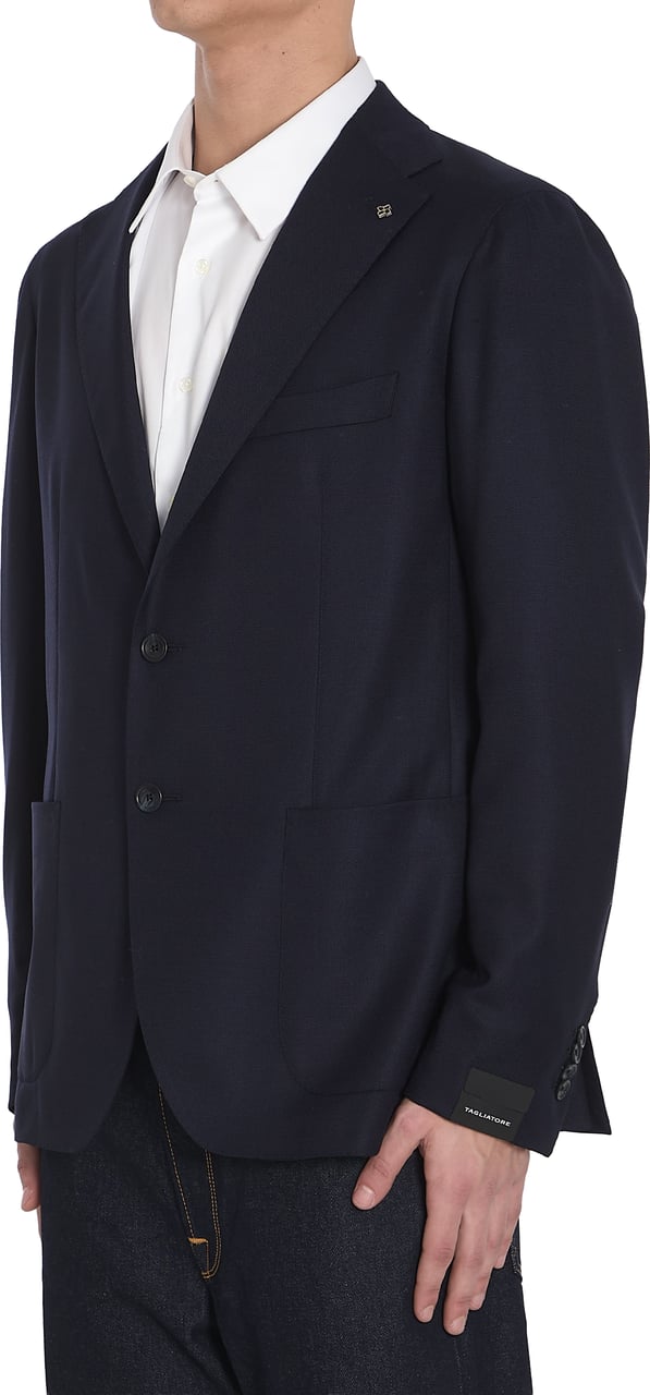 Tagliatore Single-breasted jacket Blauw