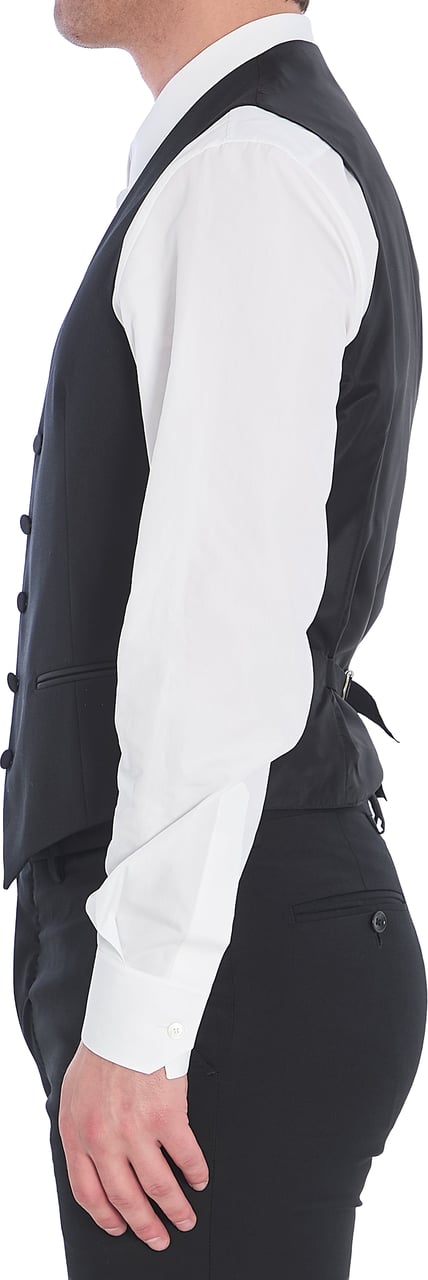 Tagliatore Wool vest Zwart