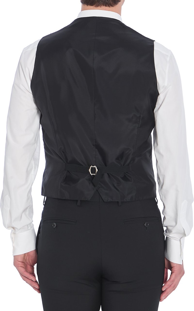 Tagliatore Wool vest Zwart