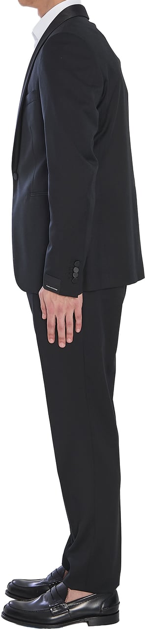 Tagliatore Tuxedo in virgin wool Zwart