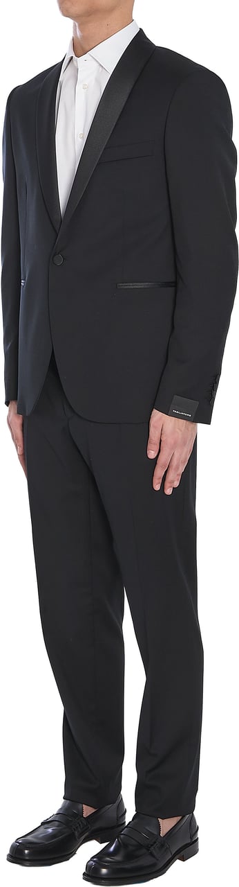 Tagliatore Tuxedo in virgin wool Zwart