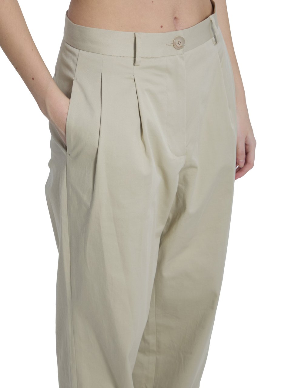 Tagliatore Linen trousers Beige