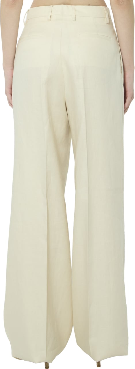 Tagliatore Linen trousers Beige