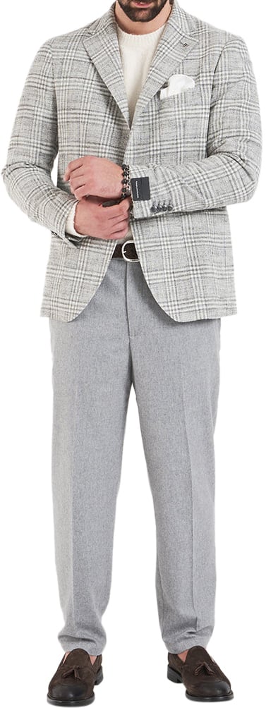 Tagliatore Alpaca blend blazer Beige