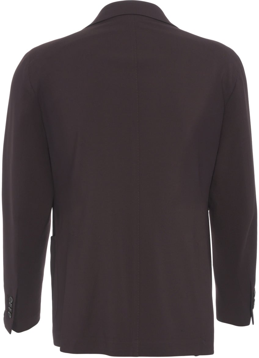 Tagliatore Virgin wool single-breasted suit Paars