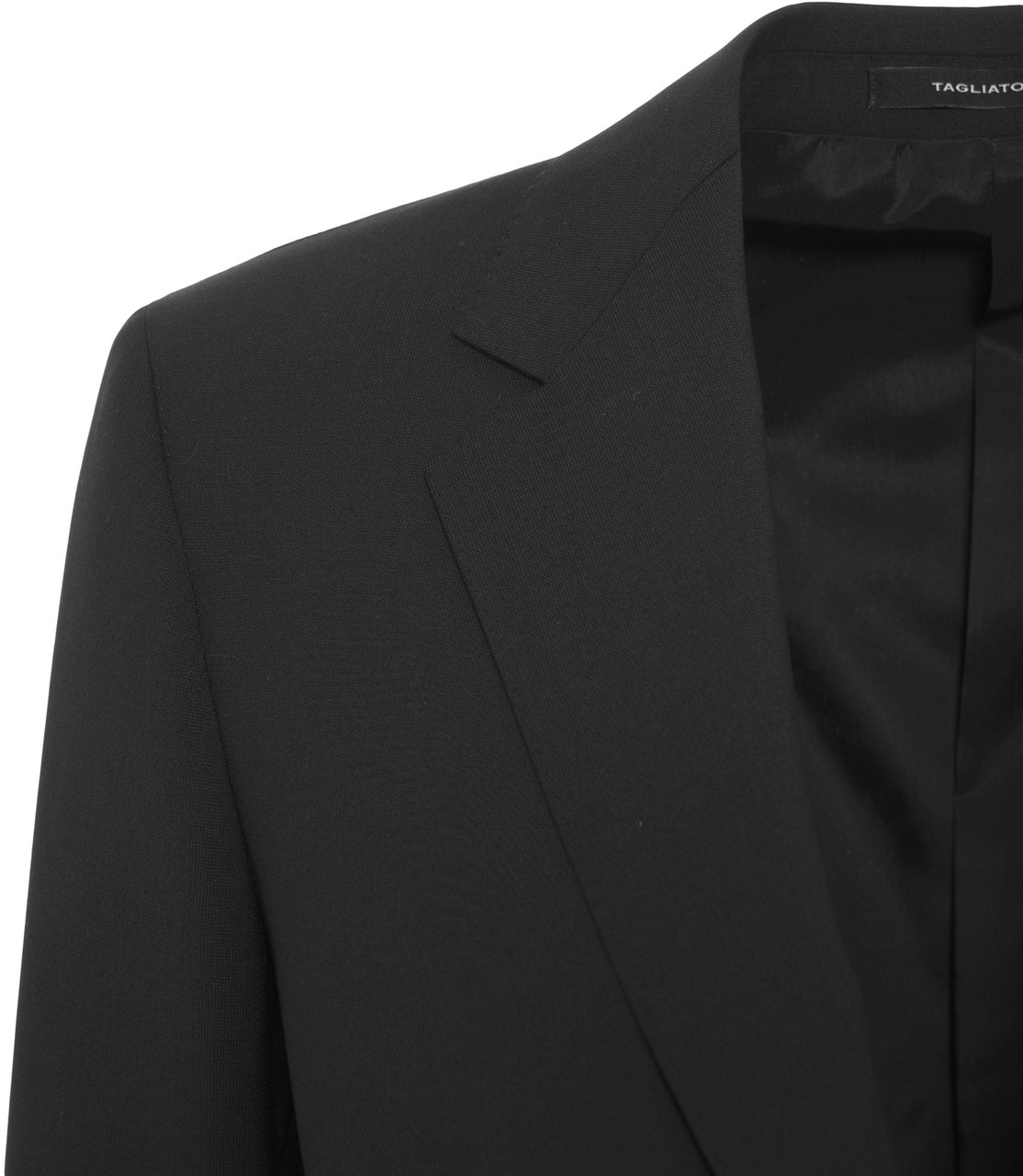 Tagliatore Virgin wool single-breasted suit Zwart