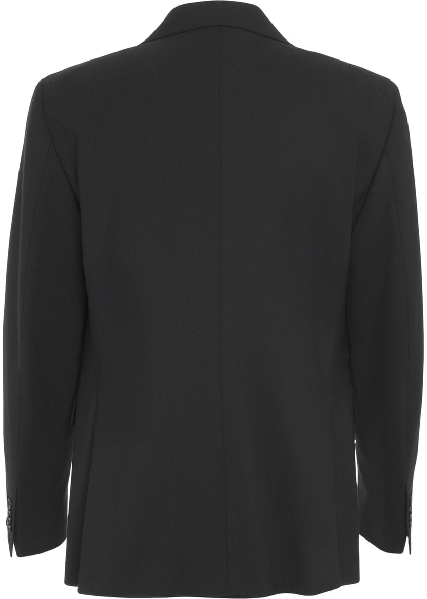 Tagliatore Virgin wool single-breasted suit Zwart