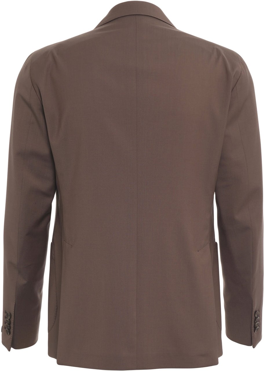 Tagliatore Virgin wool suit Bruin