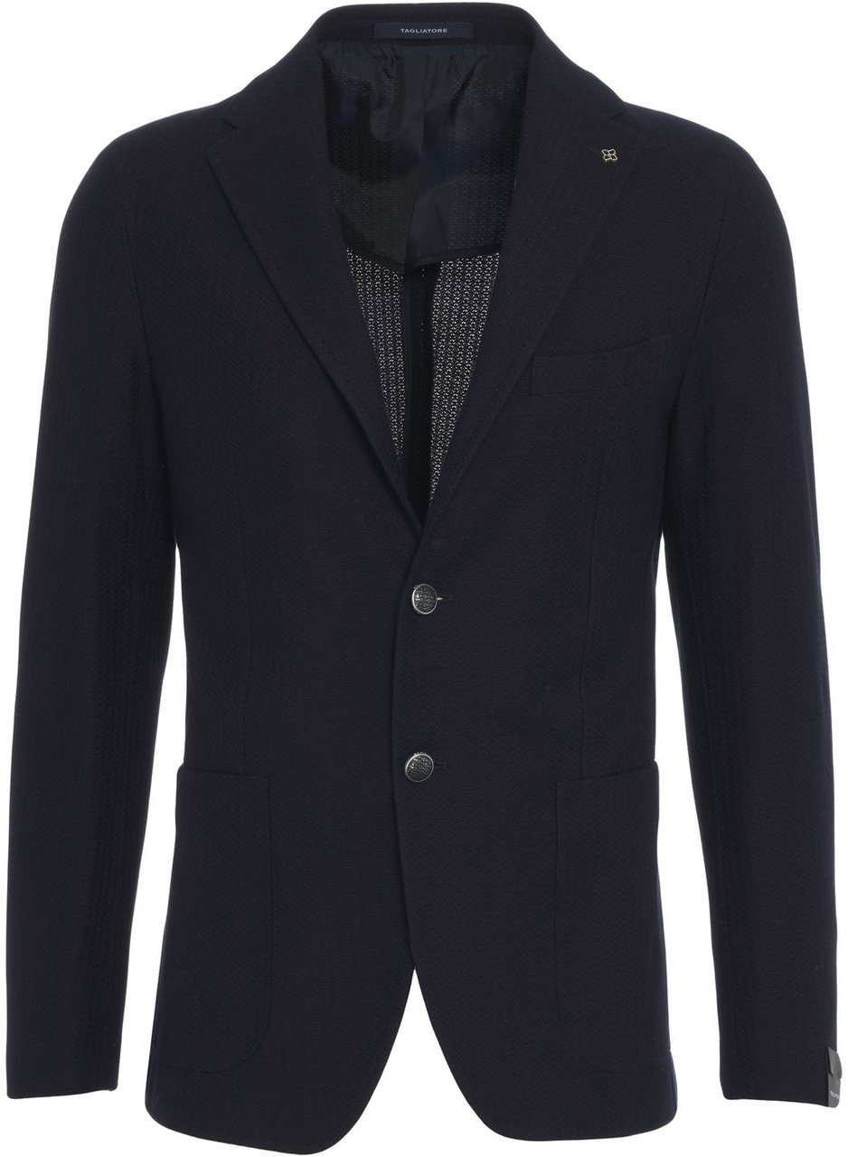 Tagliatore Single-breasted blazer Blauw