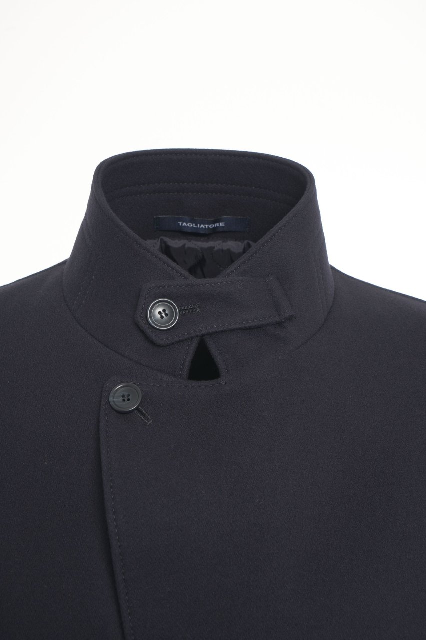 Tagliatore Wool coat 'Gordon' Blauw
