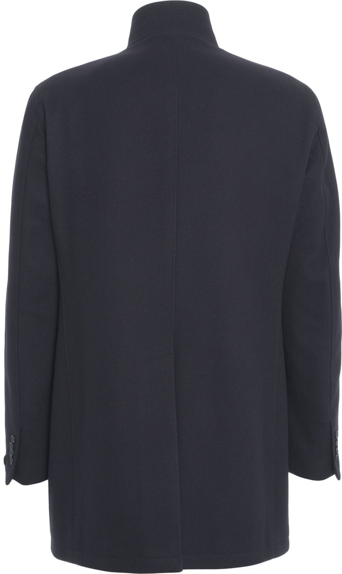 Tagliatore Wool coat 'Gordon' Blauw