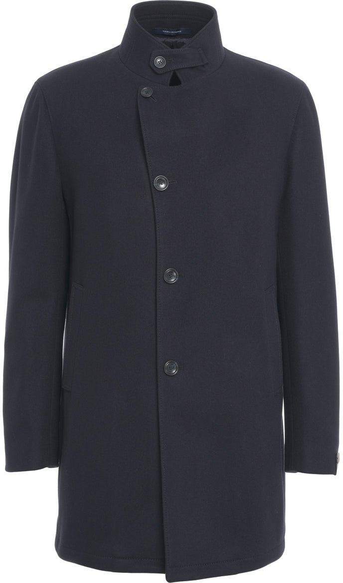 Tagliatore Wool coat 'Gordon' Blauw