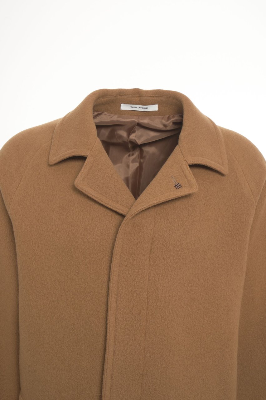 Tagliatore Wool coat 'Loyd' Bruin