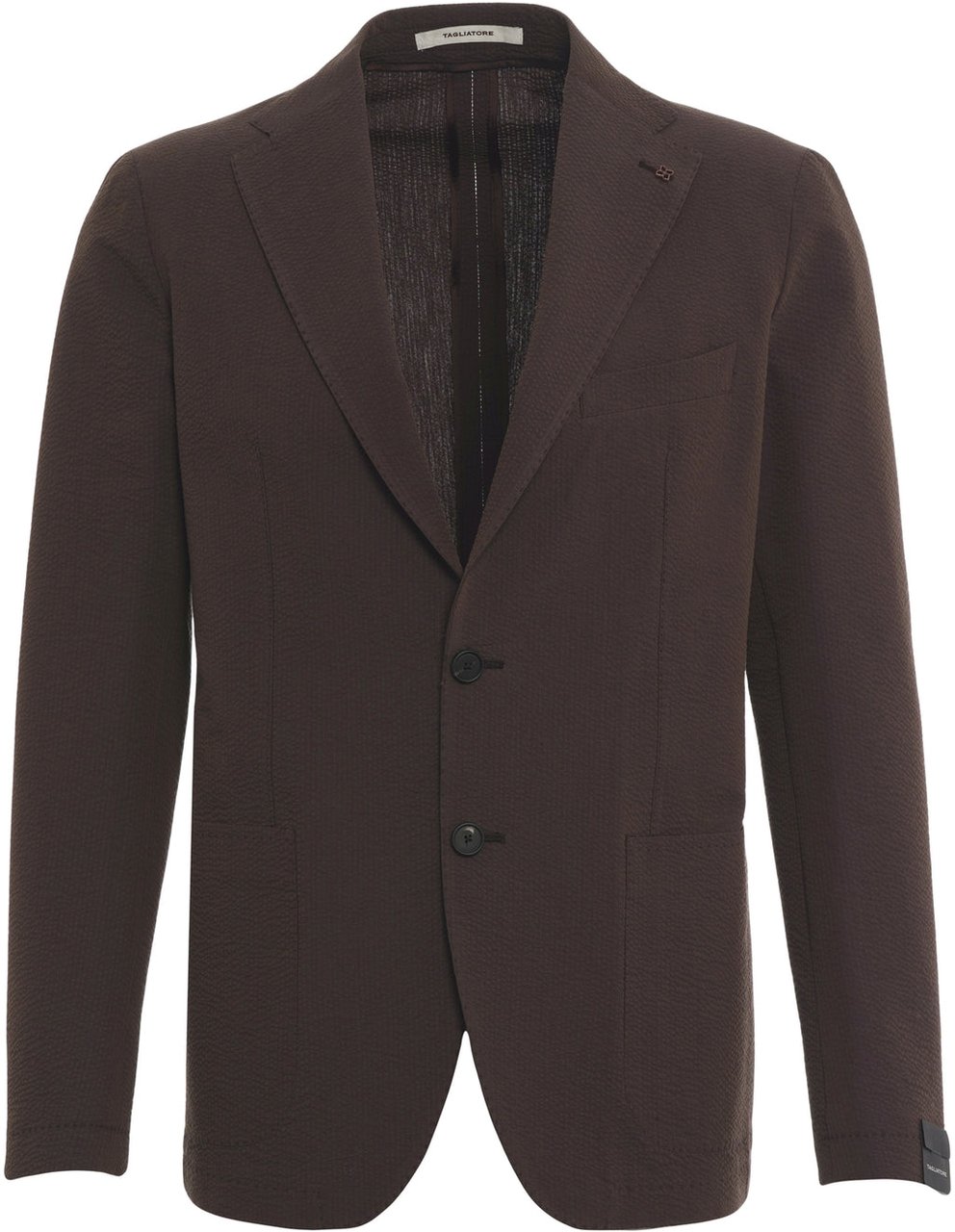 Tagliatore Seersucker suit Bruin