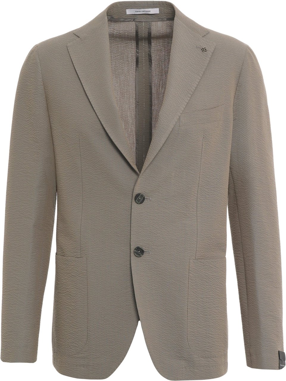 Tagliatore Seersucker suit Grijs