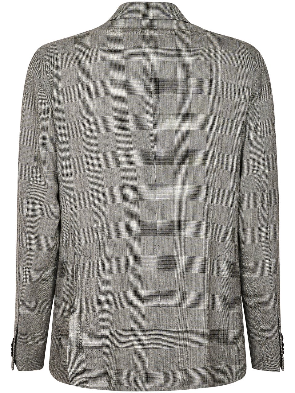 Tagliatore Double-Breasted Blazer with Prince of Wales Check Pattern Grijs