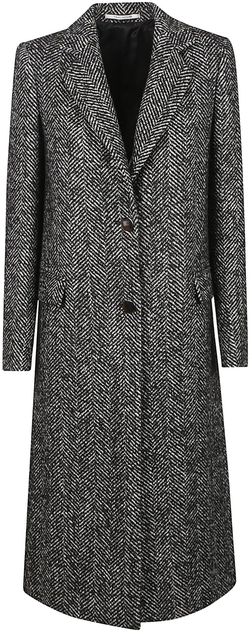Tagliatore Amanda Long Coat Black Zwart
