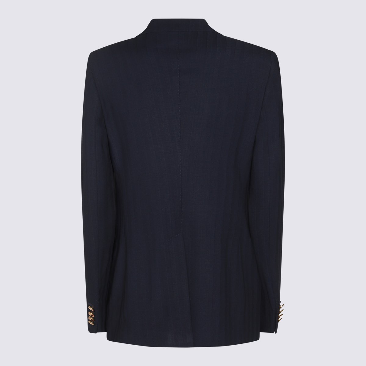 Tagliatore Tailored Black Suit With Structured Blazer And Slim-Fit Trousers Zwart