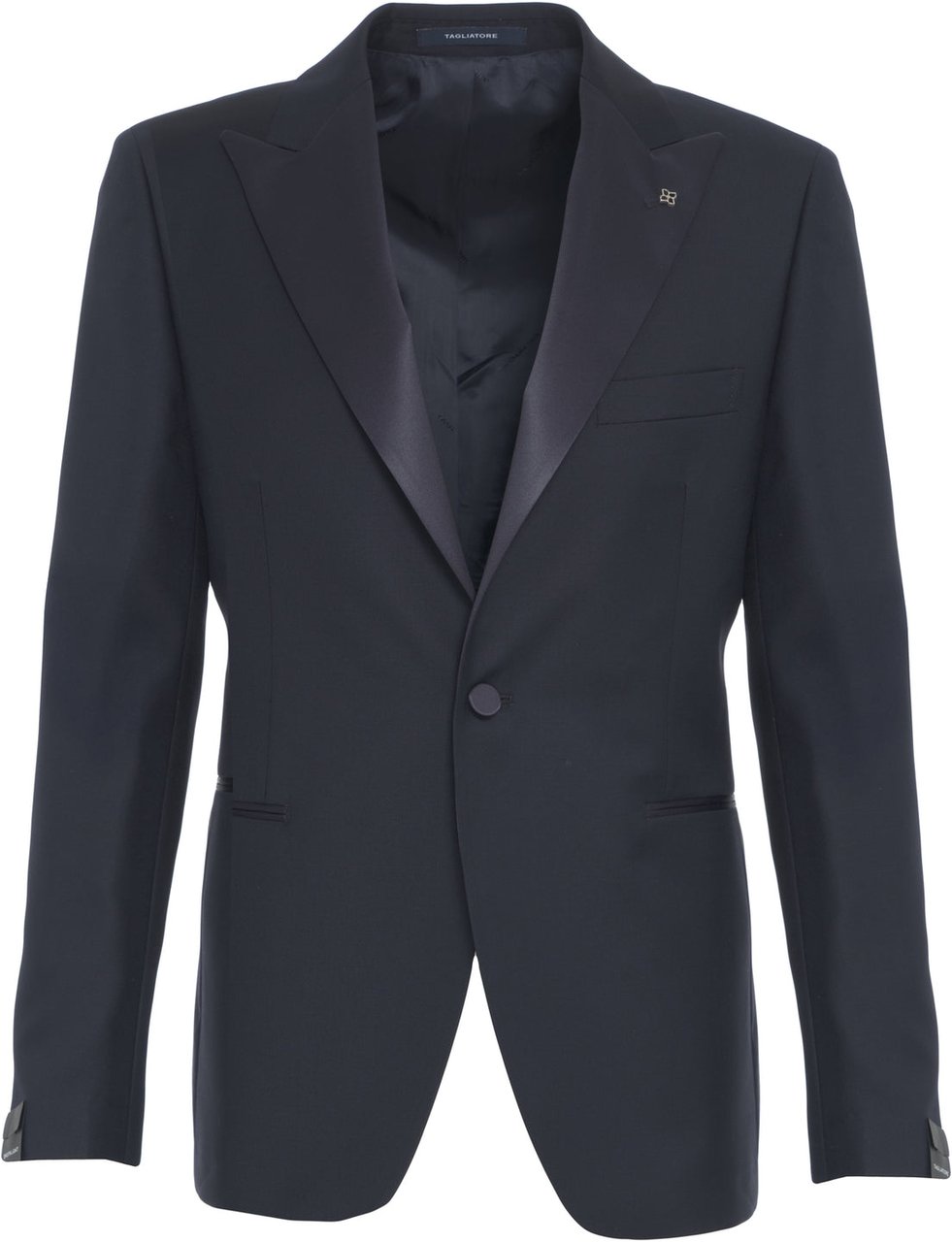 Tagliatore Virgin wool suit 'Bruce' Blauw