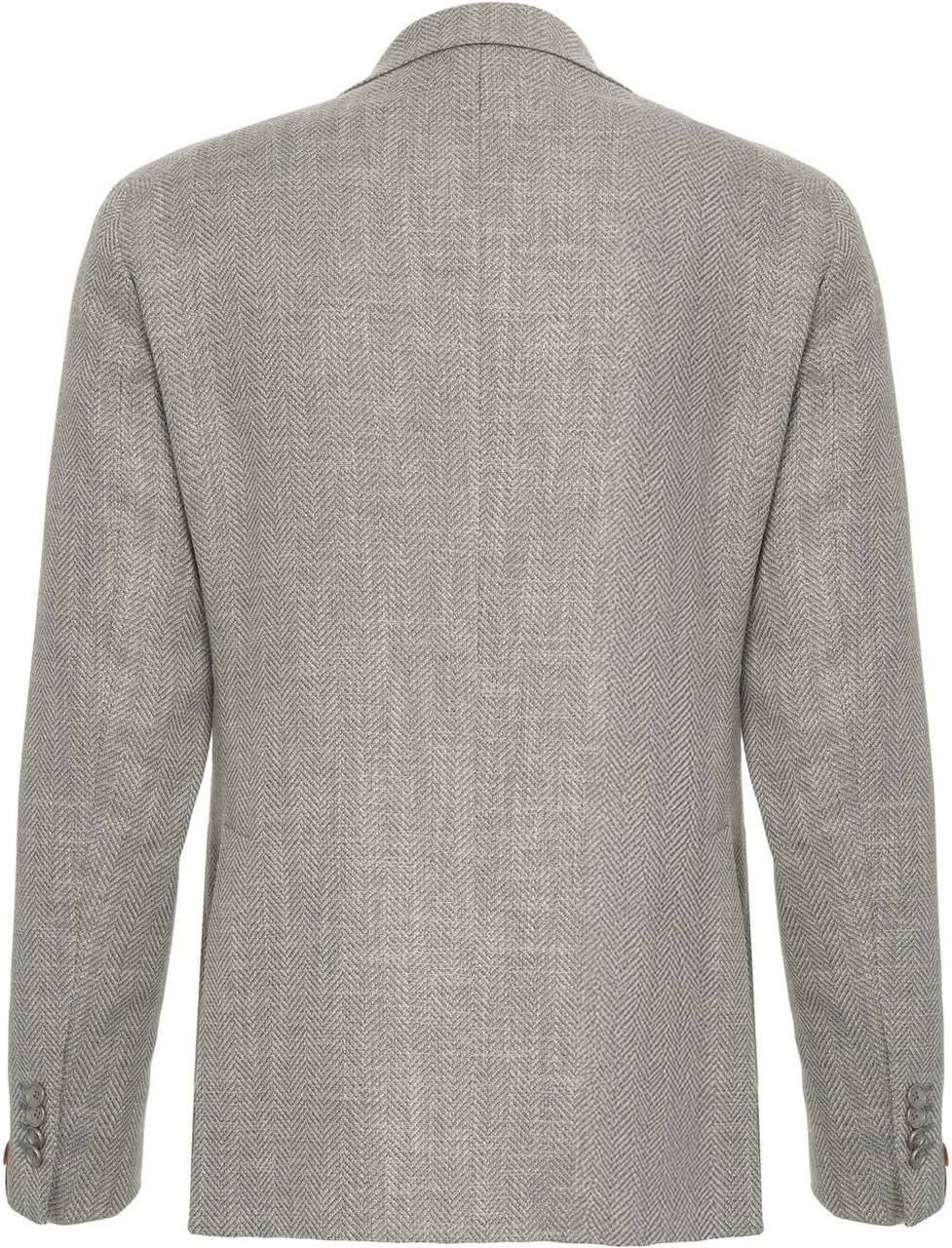 Tagliatore Blazer with herringbone pattern Groen