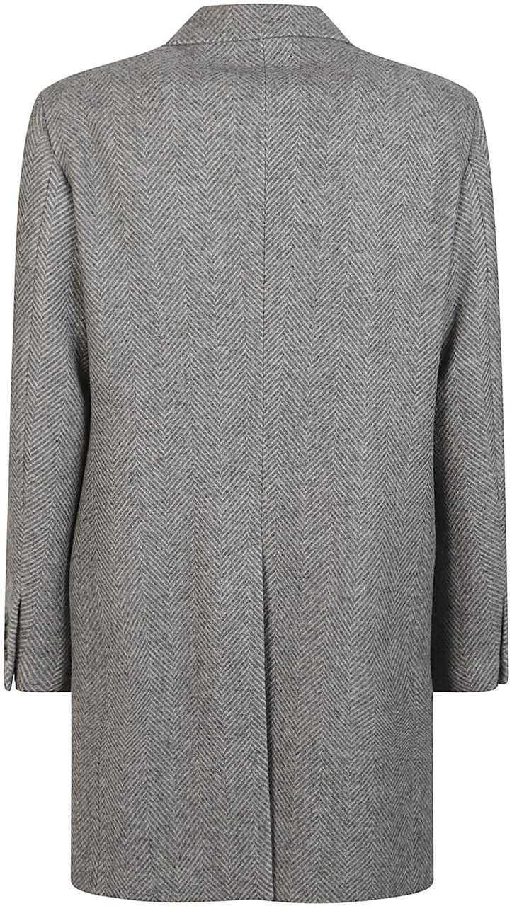 Tagliatore Bruce Medium Coat Grey Grijs