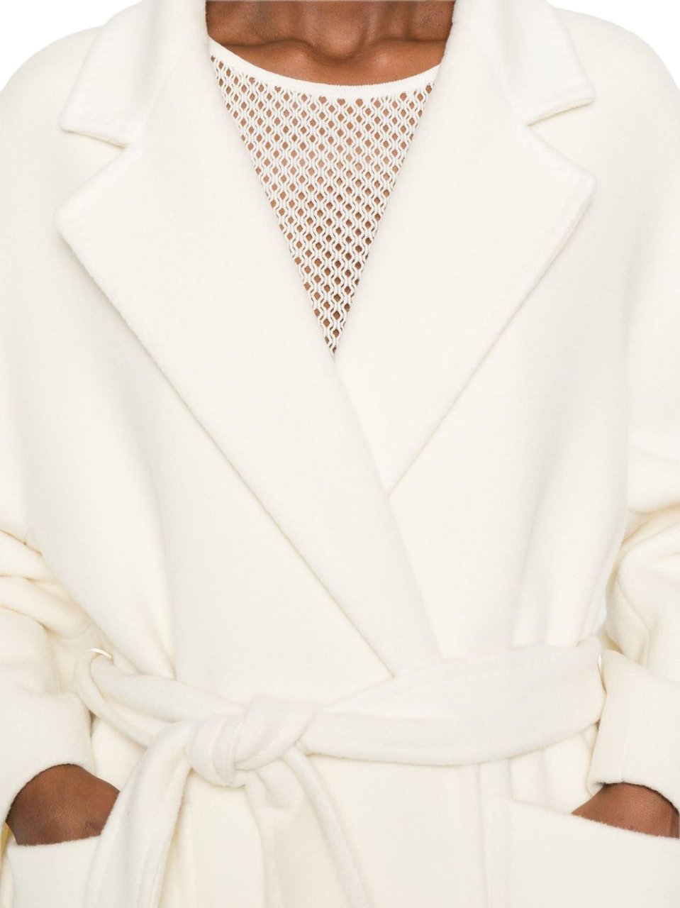 Tagliatore Coats Cream Wit