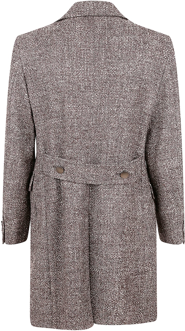 Tagliatore Coats Dove Grey Grijs
