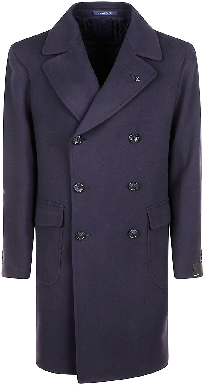 Tagliatore Coats Blue Blauw
