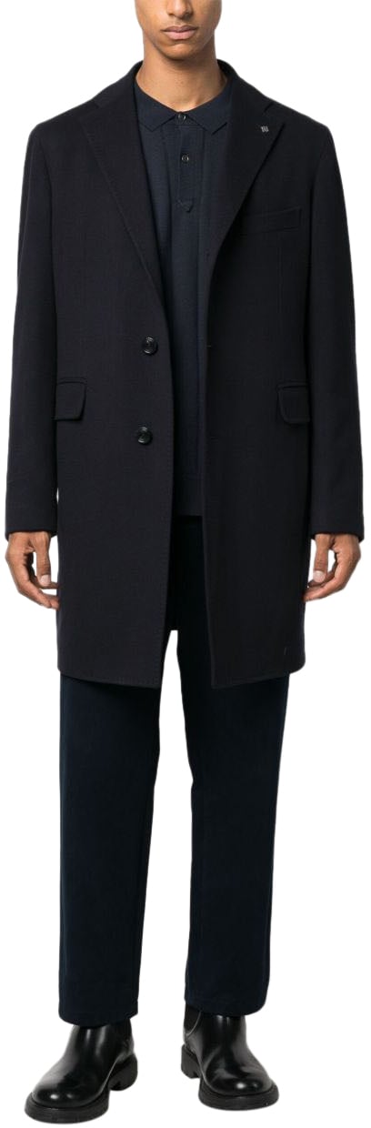 Tagliatore Coats Blue Blauw