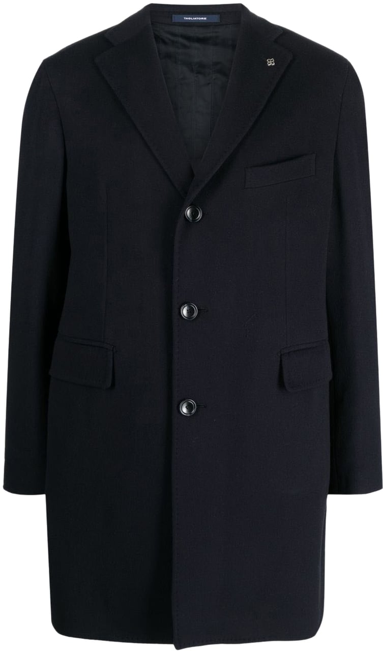 Tagliatore Coats Blue Blauw