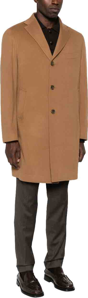 Tagliatore Coats Brown Beige