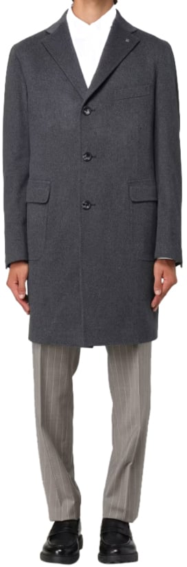 Tagliatore Coats Grey Grijs