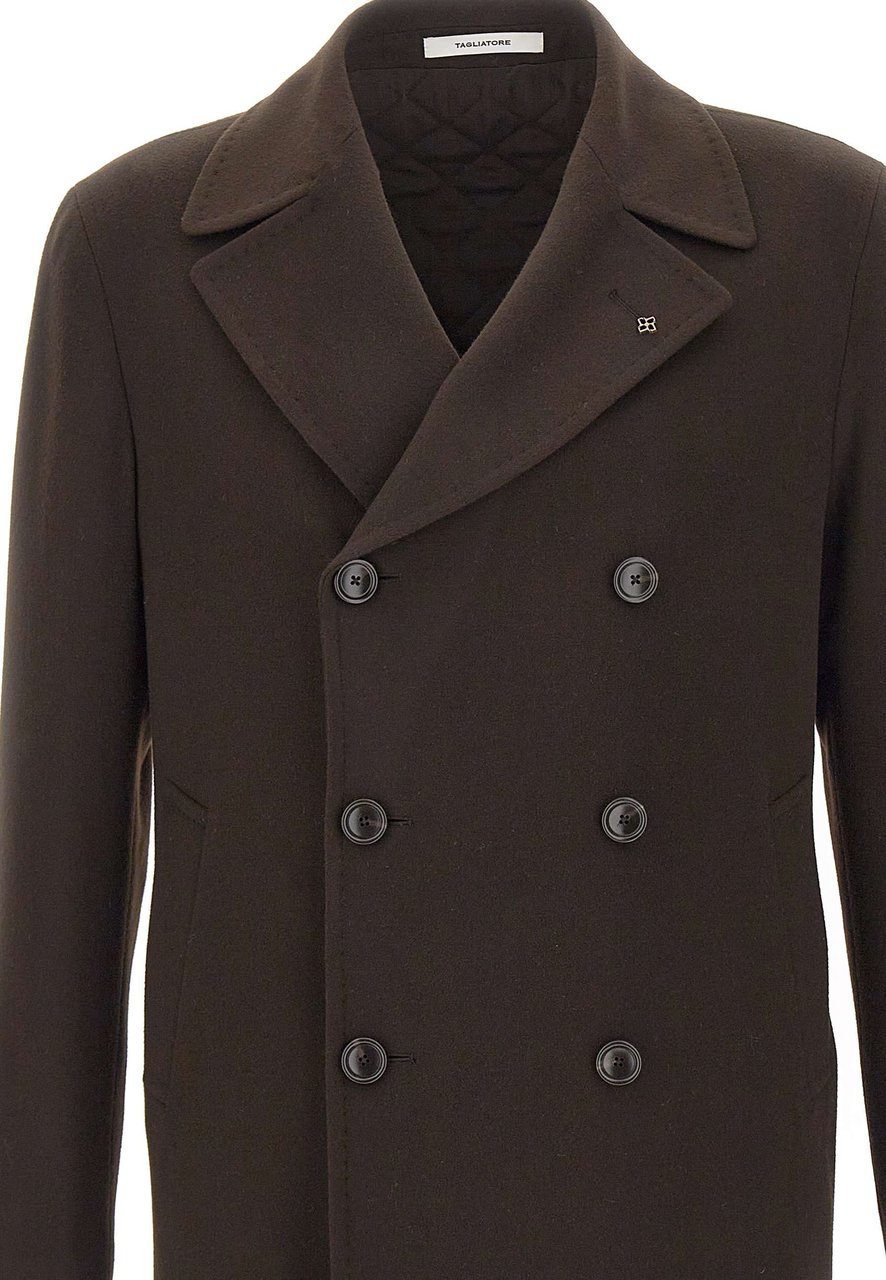 Tagliatore Coats Brown Bruin