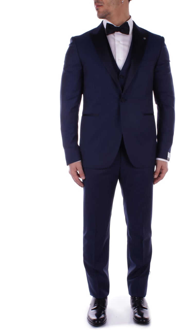 Tagliatore Dresses Blue Blauw