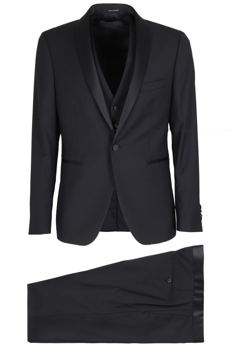 Tagliatore Bruce Tuxedo Suit Blauw