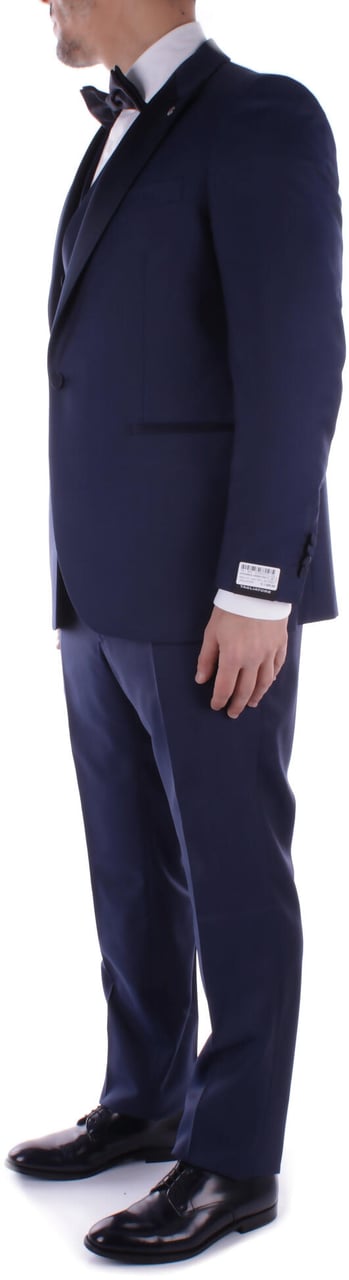 Tagliatore Dresses Blue Blauw