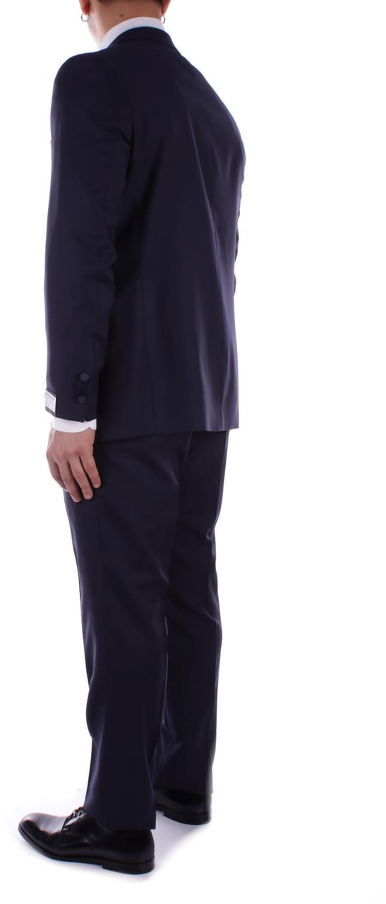 Tagliatore Dresses Blu Marine Blauw