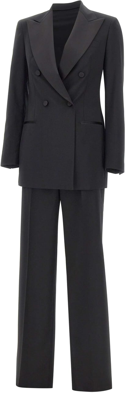 Tagliatore Dresses Black Zwart