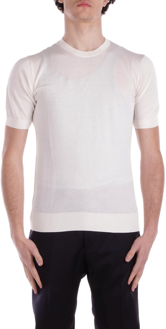 Tagliatore Sweaters Cream Wit