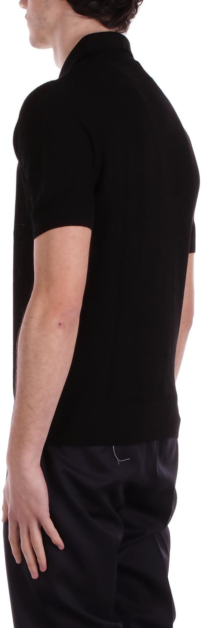 Tagliatore T-Shirts And Polos Black Zwart