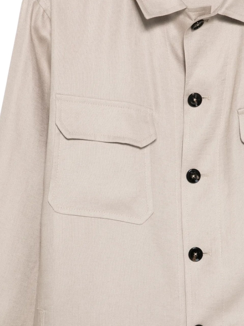 Tagliatore Tempest Classic Collar Button Jacket Grijs