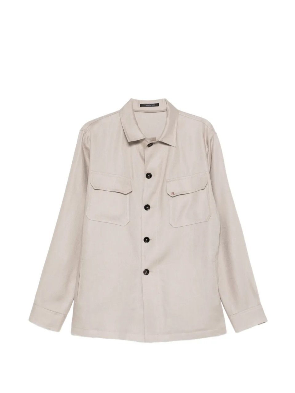 Tagliatore Tempest Classic Collar Button Jacket Grijs