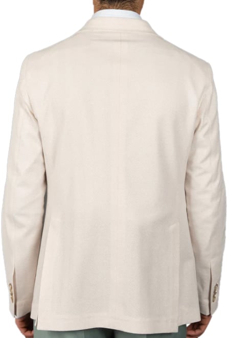 Tagliatore Jackets Ivory Wit